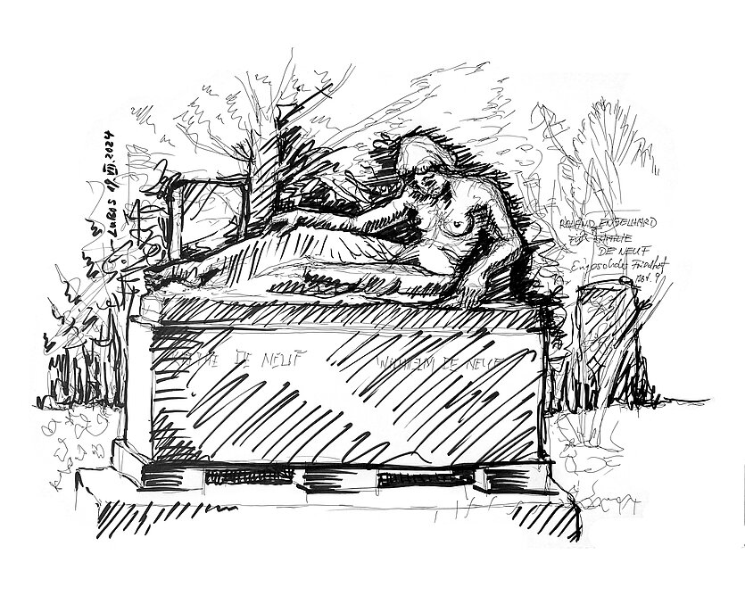 Zeichnung von Bernhard Lubos