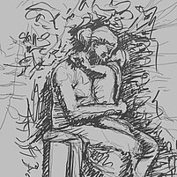 Zeichnung von Bernhard Lubos