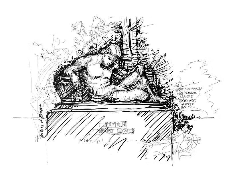 Zeichnung von Bernhard Lubos