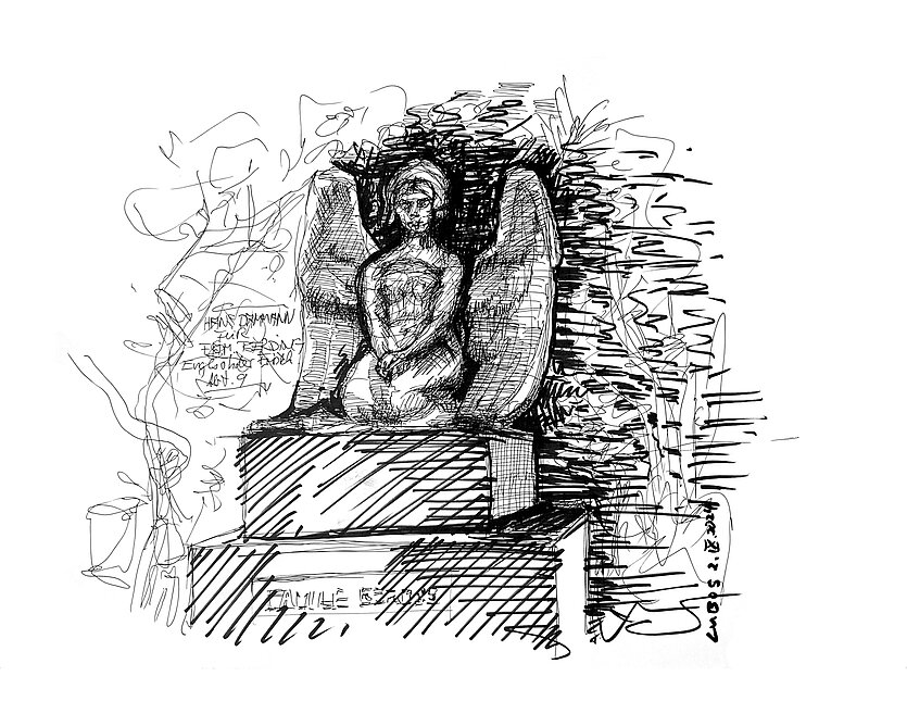 Zeichnung von Bernhard Lubos