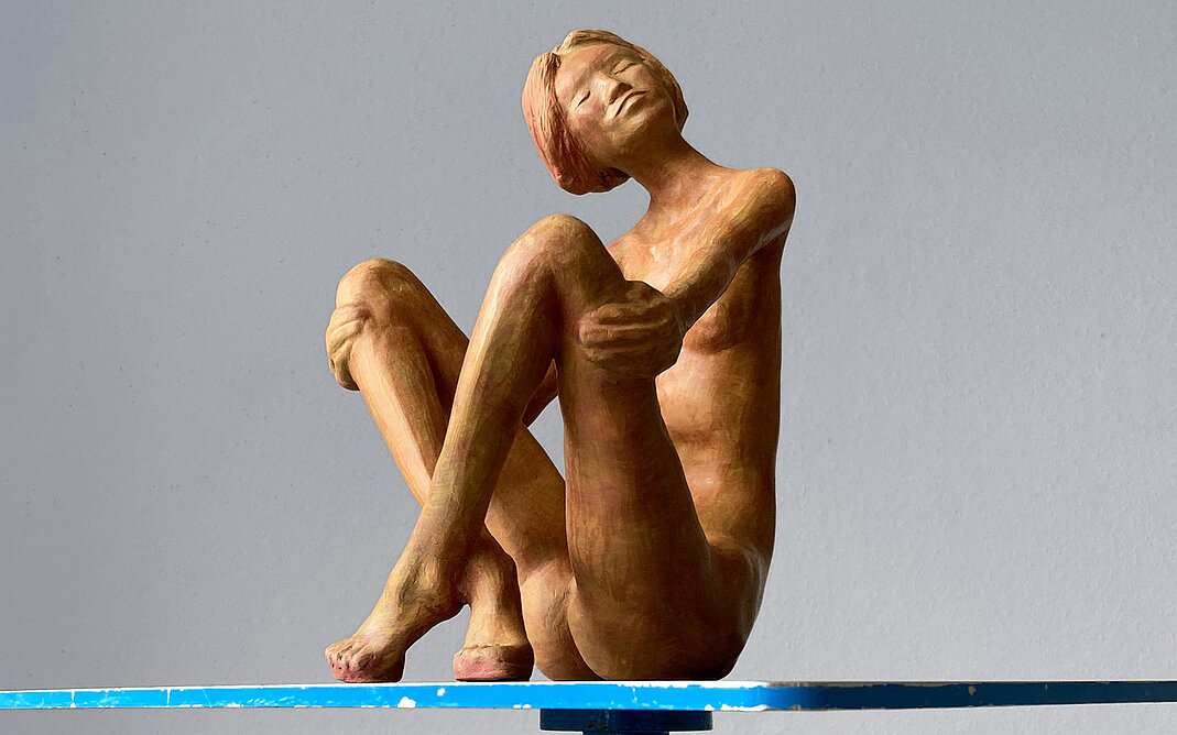 Melancholie Figur