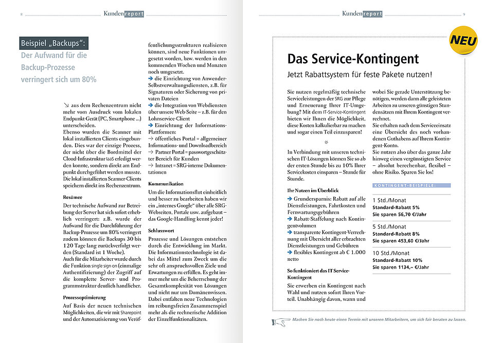 SRG Kundenreport 11